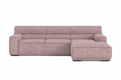 Kubo-LE25 von COTTA - Polstersofa rechts old-rose