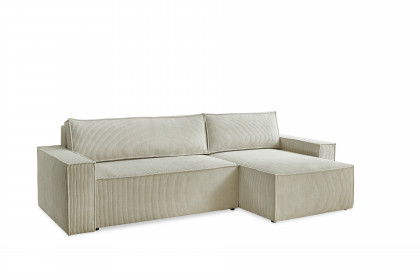 Wolgast-SO330 von Sun Garden - Schlafsofa Cord natur