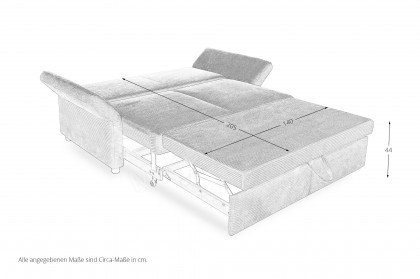 Multiflex Plus 25 von Poco - Schlafsofa hellgrau