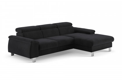 Micky von COTTA - Ecksofa rechts charcoal