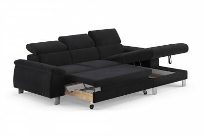Micky von COTTA - Ecksofa rechts charcoal