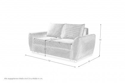 Multiflex Plus 25 von Poco - Schlafsofa olive