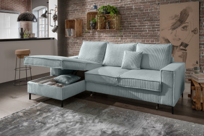 Rom-LE25 von Benformato - Eckcouch Variante links aqua