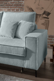 Rom-LE25 von Benformato - Eckcouch Variante links aqua