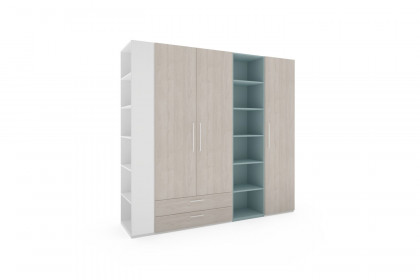 cocoon by rb 305 von Röhr-Bush - Schrank ca. 230 cm breit mit Spiegel & Regal