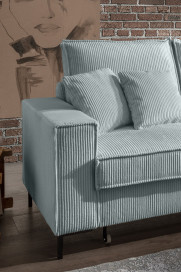 Rom-LE25 von Benformato - Eckcouch Variante rechts aqua