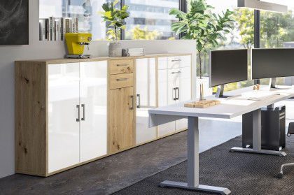 Big Profi Office von Mäusbacher - Bürohighboard mit Absetzung in Asteiche NB