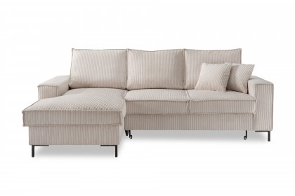 Rom-LE25 von Benformato - Eckgarnitur Variante links beige