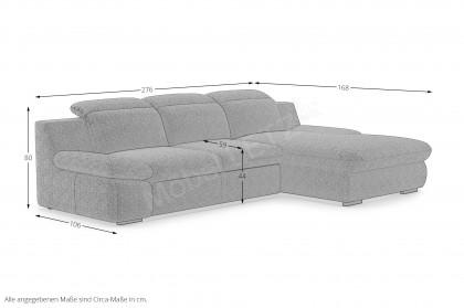 Lorena von COTTA - Couchgarnitur rechts blue