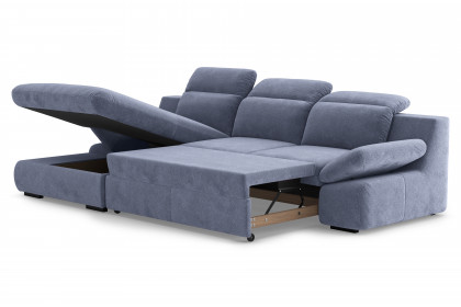 Lorena von COTTA - Couchgarnitur links blue