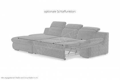 Lorena von COTTA - Couchgarnitur links blue