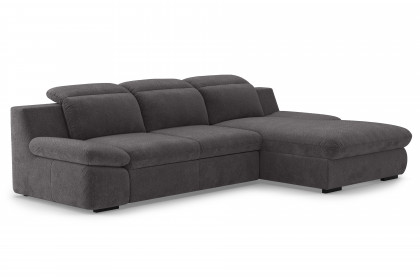 Lorena von COTTA - Ecksofa Ausführung rechts coal