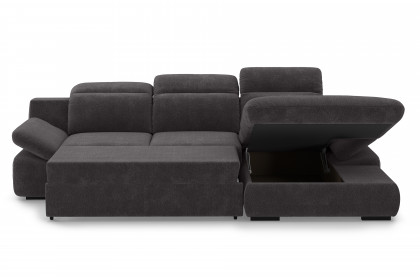 Lorena von COTTA - Ecksofa Ausführung rechts coal