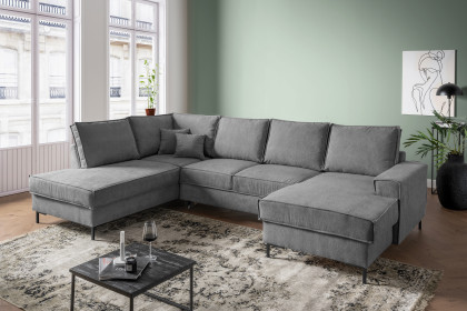 Rom-LE25 von Benformato - Wohnlandschaft Variante links anthrazit