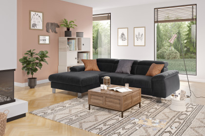 Micky von COTTA - Ecksofa links charcoal