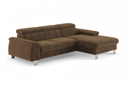 Micky von COTTA - Ecksofa Variante rechts espresso
