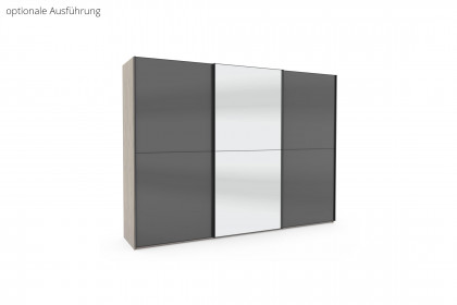 Phoenix von Wiemann - Schrank Glas-Front mit 2 Feldern havanna