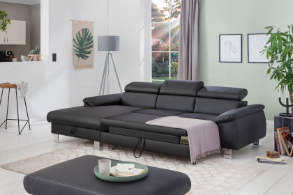 Micky von COTTA - Eckcouch links black