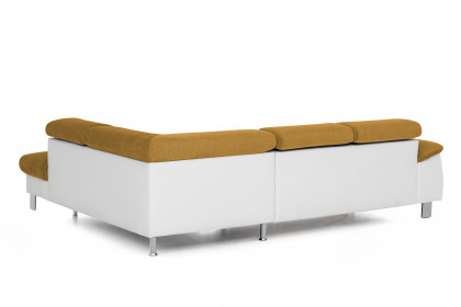 Micky von COTTA - Eckgarnitur rechts mustard-white