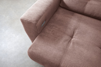 Restato von Benformato - Ecksofa Ausführung rechts rosa