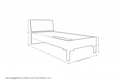 qunit by rb 366 von Röhr-Bush - Schwebetürenschrank & Bett mit Cord-Kopfteil