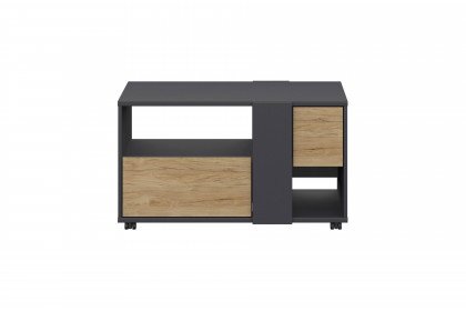 qunit by rb 366 von Röhr-Bush - Schwebetürenschrank & Bett mit Cord-Kopfteil