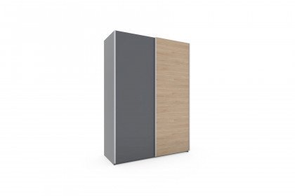 qunit by rb 366 von Röhr-Bush - Schwebetürenschrank & Bett mit Cord-Kopfteil