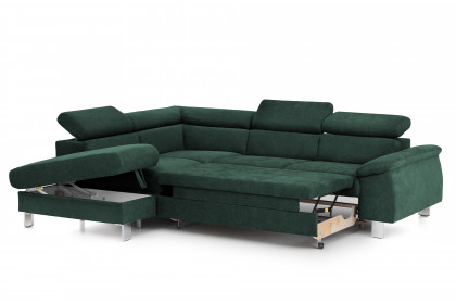 Micky von COTTA - Polstersofa links racing-green