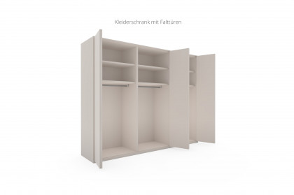 Deviso von Rietberger - Schrank brillantgrau als Dreh- oder Falttürenschrank wählbar