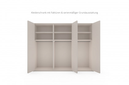 Deviso von Rietberger - Schrank brillantgrau als Dreh- oder Falttürenschrank wählbar