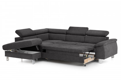 Micky von COTTA - Polstersofa Variante links mud