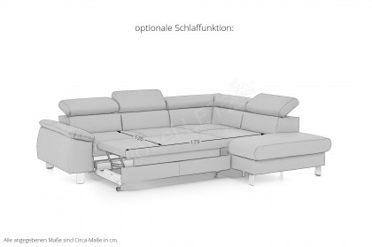 Micky von COTTA - Polstercouch rechts elephant