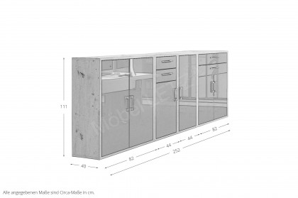 Big Profi Office von Mäusbacher - breites Sideboard mit hochwertiger Melaminharz-Beschichtung