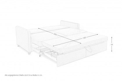 Multiflex Plus 25 von Poco - Sofa mustard