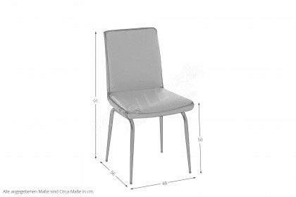 11800 Stuhlsystem von Willi Schillig - Stuhl in Nightblue