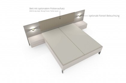 Deviso von Rietberger - Schlafzimmermöbel-Set brillantgrau