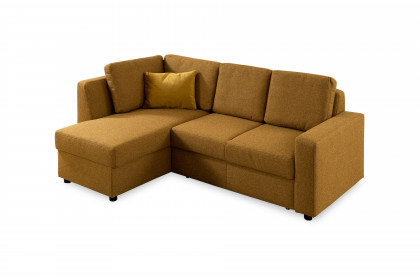 Multiflex Plus 25 von Poco - Ecksofa links mustard
