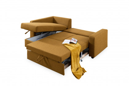 Multiflex Plus 25 von Poco - Ecksofa links mustard