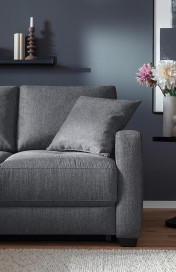 Pierre de Luxe von Nova Via - Ecksofa links stone