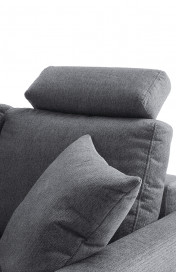Pierre de Luxe von Nova Via - Ecksofa links stone