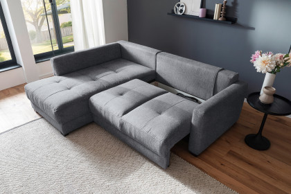 Pierre de Luxe von Nova Via - Ecksofa links stone