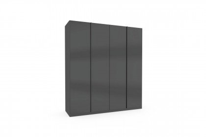 Skat von Rauch Orange - Schrank Meridian Glas basalt mit Inneneinteilung