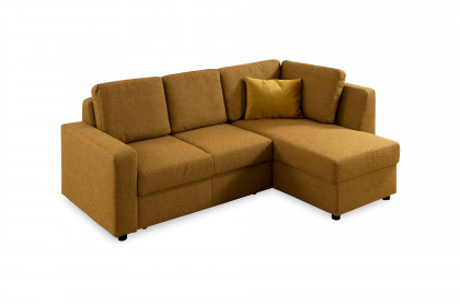 Multiflex Plus 25 von Poco - Ecksofa rechts mustard
