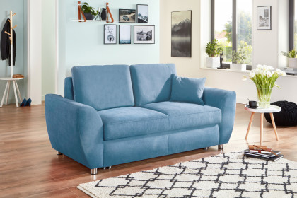 Multiflex Plus 25 von Poco - Schlafsofa hellblau