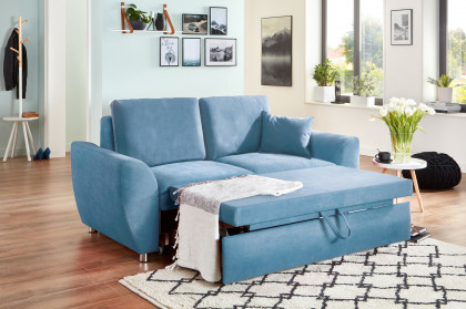 Multiflex Plus 25 von Poco - Schlafsofa hellblau