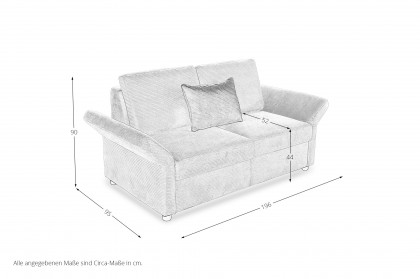 Multiflex Plus 25 von Poco - Schlafsofa creme