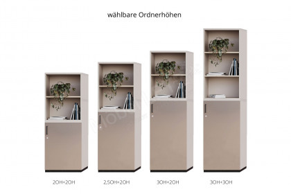 K40 von Nowy Styl - Flügeltür- & Aufsatzschrank in Akazien-Nachbildung