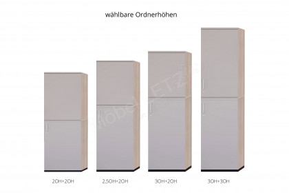 K40 von Nowy Styl - Flügeltür- & Aufsatzschrank in Akazien-Nachbildung