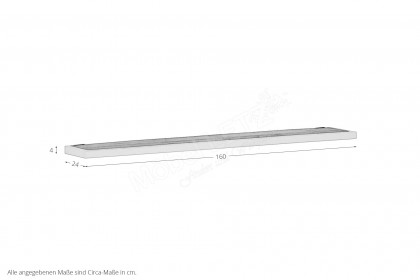 Tavole von GUTMANN - Wandboard 68712 natur/ weiß