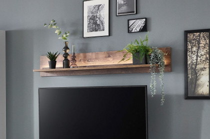 Coruna von IDEAL Möbel - Wandboard in Eiche Ribbeck mit Beleuchtung